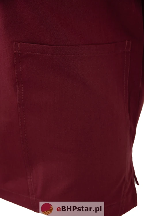 MYNTS V-Neck Pocket Genius - ScrubTop Men MMT003 Burgundy7.jpg