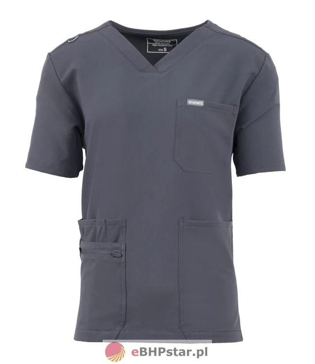 MYNTS V-Neck Pocket Genius - ScrubTop Men MMT003 MoonStone Grey1.jpg
