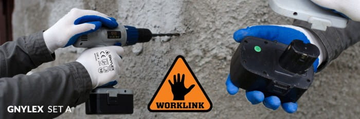 Rękawice robocze powlekane lateksem GNYLEX SET A CAT.II-1