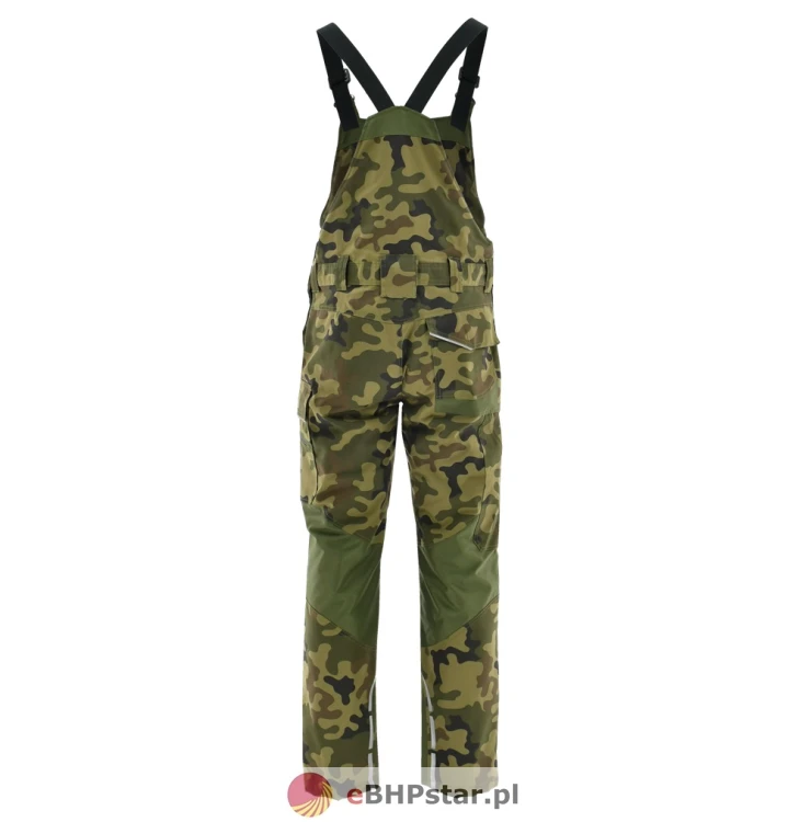 1-03-650 Spodnie ogrodniczki ocieplane STANDARD WINTER kolor zielony camo/oliwkowy1.jpg