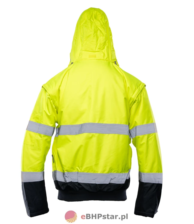 OAB2 Kurtka BENEFIT BOMBER HI-VI 2W1 – KAT.II KLASA 3 wstawka kolor2.jpg