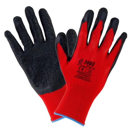 Rękawice robocze impregnowane pokryte gumą 1003