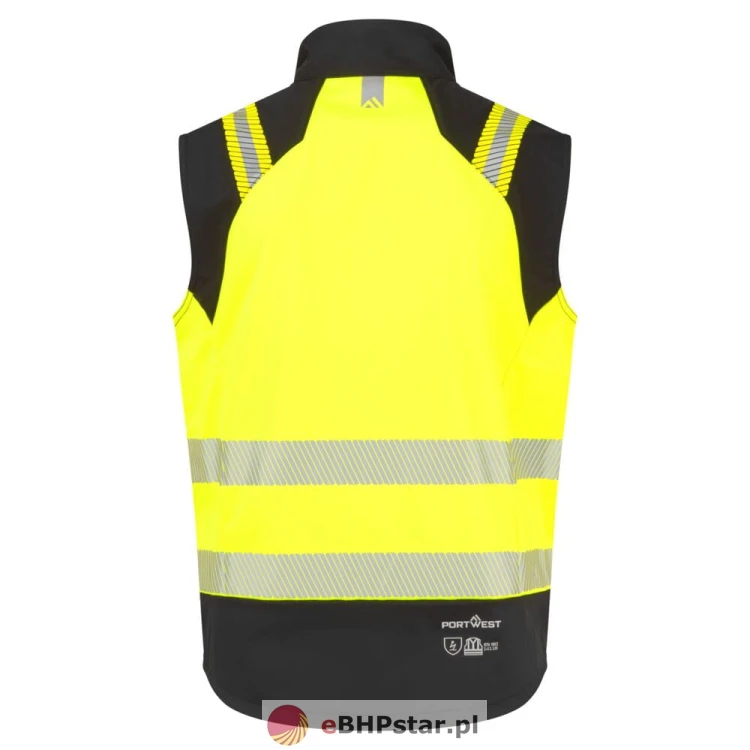 FR719 Kamizelka ostrzegawcza trudnopalna PW3 Modaflame Softshell-3