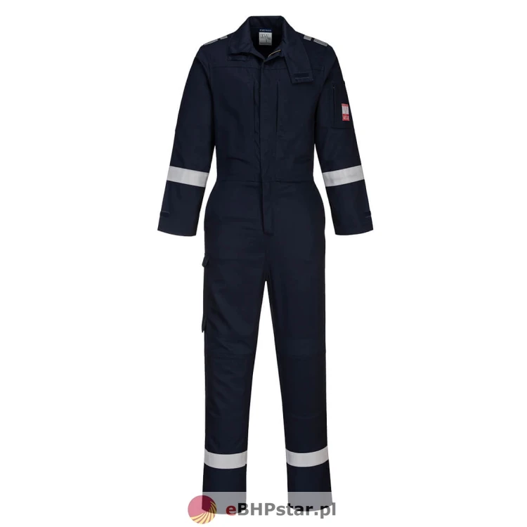 FR502 Lekki kombinezon trudnopalny z panelami stretch Bizflame Plus