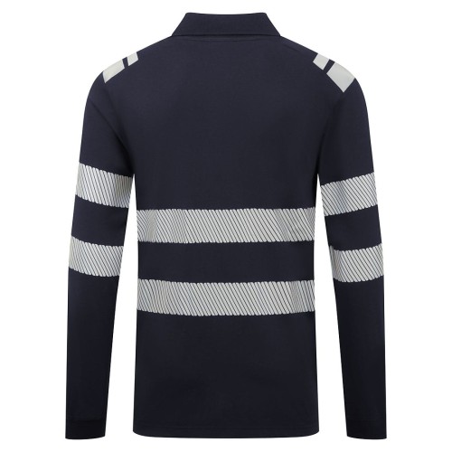 FR733 Koszulka trudnopalna Polo z długim rękawem PW3 Modaflame Knit-1