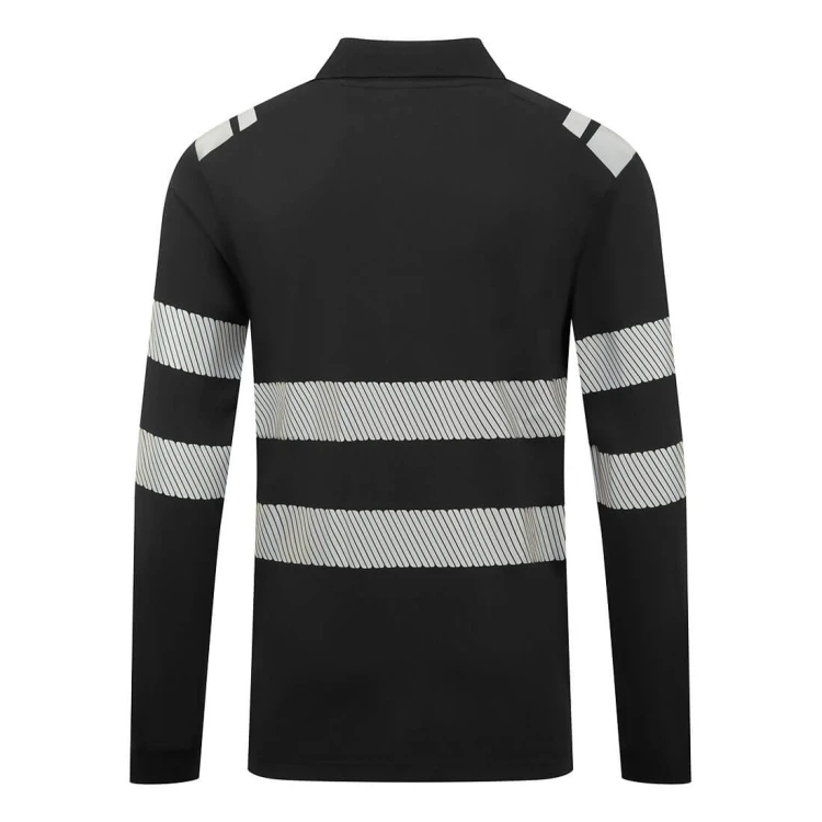 FR733 Koszulka trudnopalna Polo z długim rękawem PW3 Modaflame Knit-3