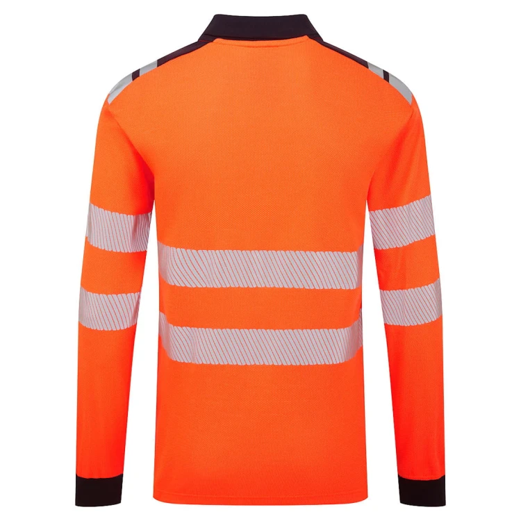 FR734 Koszulka polo z długim rękawem PW3 Modaflame Knit HVO FR-3