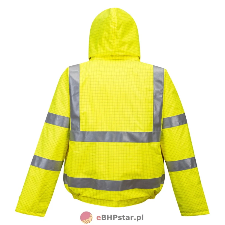 S773 Trudnopalna kurtka ostrzegawcza i antystatyczna Bomber Bizflame Rain -1