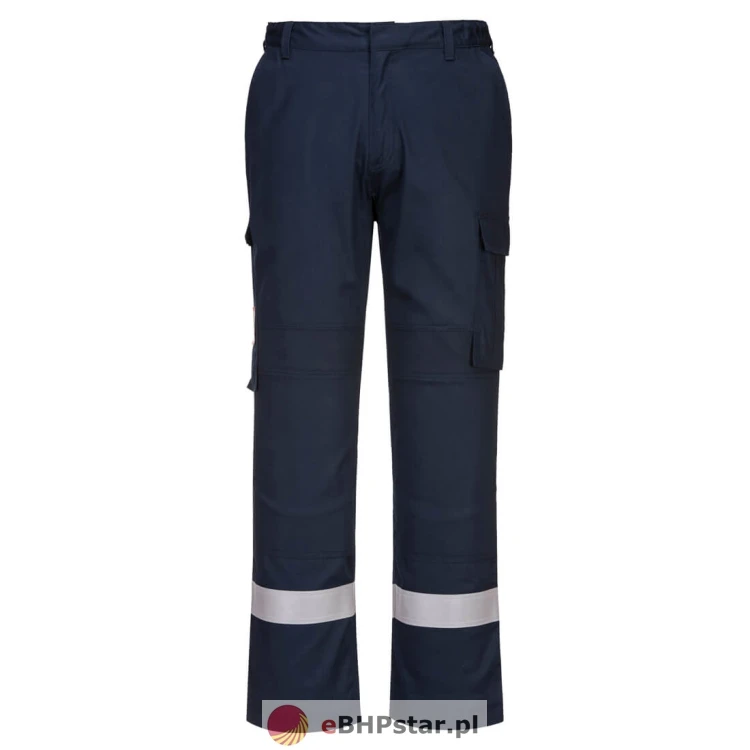 FR401 Lekkie spodnie trudnopalne z panelami Stretch