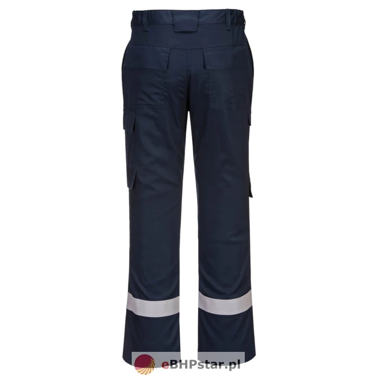 FR401 Lekkie spodnie trudnopalne z panelami Stretch-1