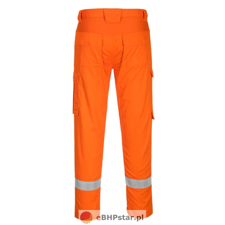 FR401 Lekkie spodnie trudnopalne z panelami Stretch-3