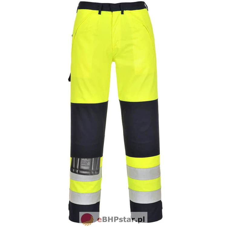 FR62 Spodnie ostrzegawcze trudnopalne Multi-Norm