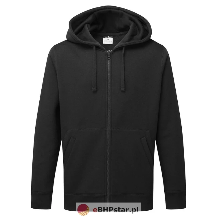 B312 Bluza z kapturem zapinana na zamek