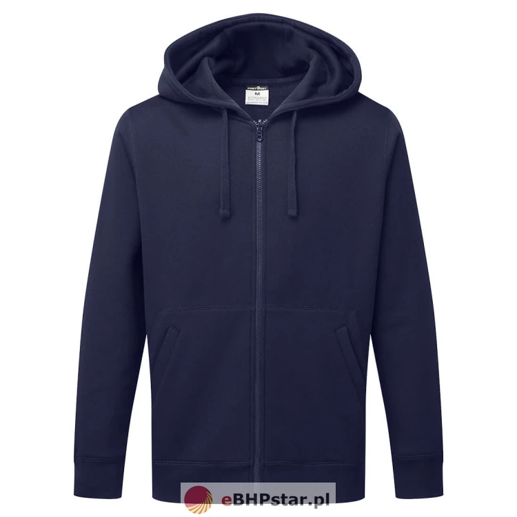 B312 Bluza z kapturem zapinana na zamek-2