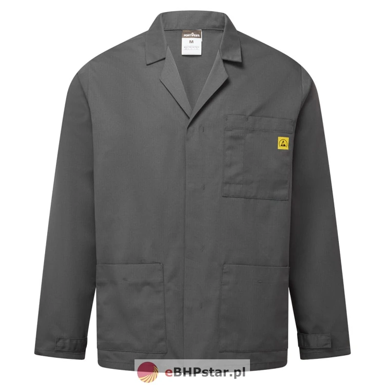 AS18 Antystatyczna bluza laboratoryjna ESD