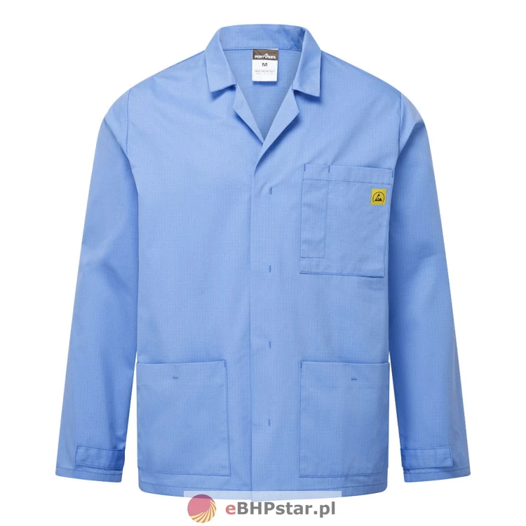 AS18 Antystatyczna bluza laboratoryjna ESD-6