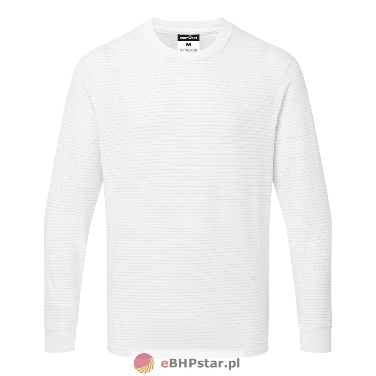 AS22 T-shirt antystatyczny ESD z długim rękawem-4
