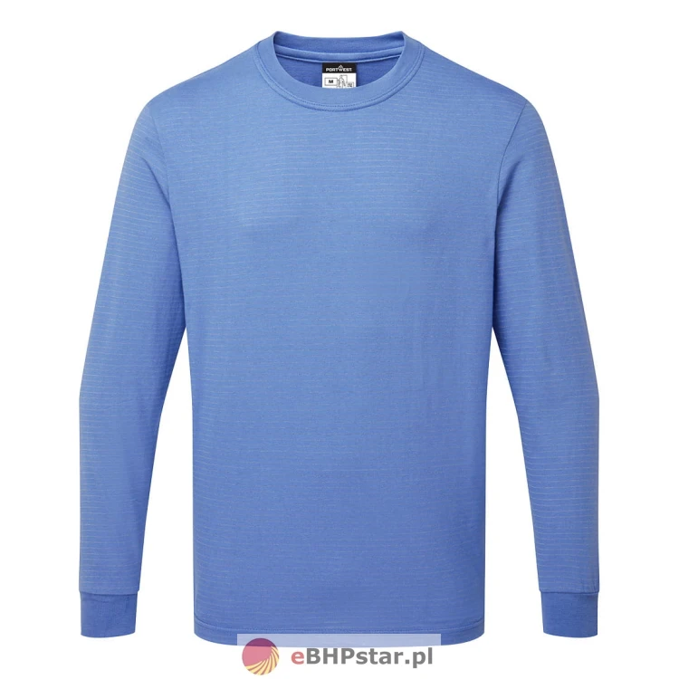 AS22 T-shirt antystatyczny ESD z długim rękawem-8