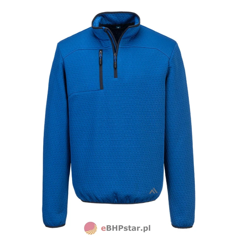 KX376 Bluza teksturowana KX3 z zamkiem 1/4