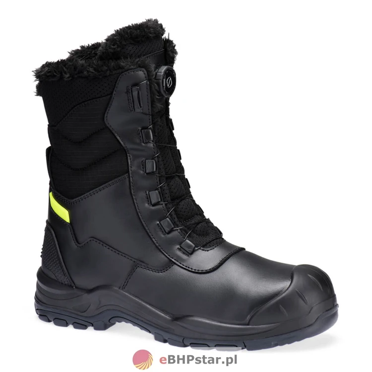 FD05 Skórzane wysokie buty zimowe S3L SC HRO CI SR