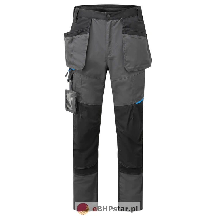 T719 Spodnie robocze z kaburami WX3 Slim Fit