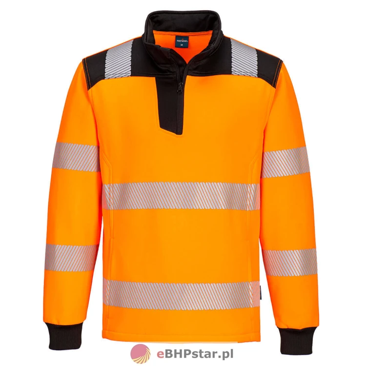 PW326 Bluza ostrzegawcza PW3 z zamkiem 1/4-2.jpg