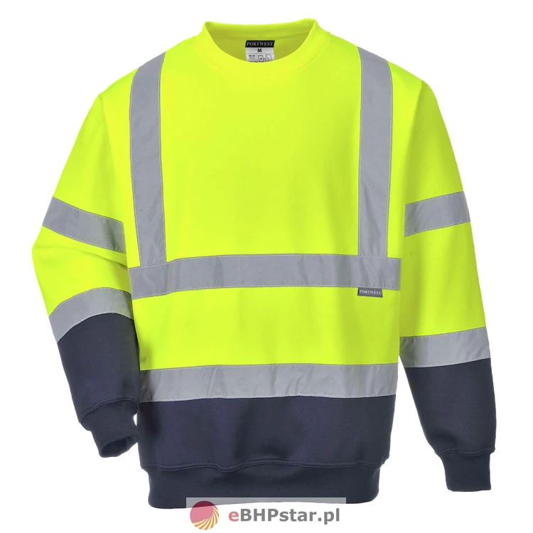 B306 Dwukolorowa bluza ostrzegawcza2.jpg