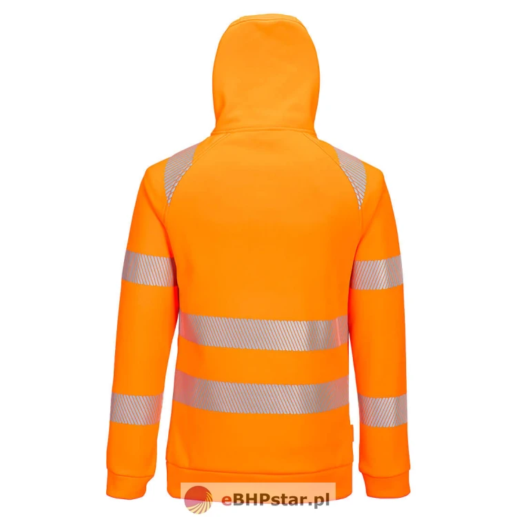 DX482 Bluza ostrzegawcza z kapturem DX4 i zamkiem 1/4-3.jpg
