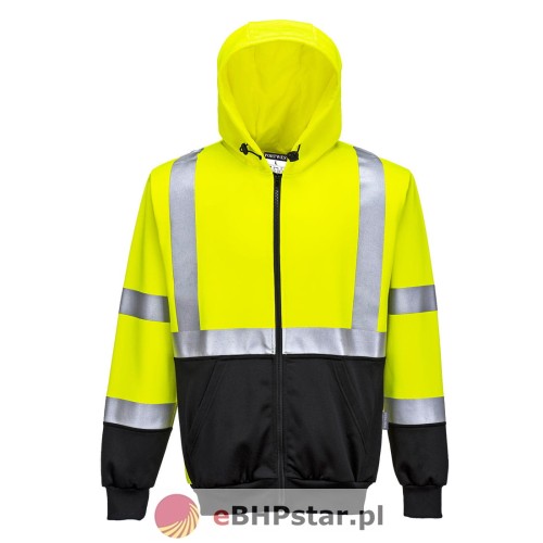 B315 Bluza ostrzegawcza dwukolorowa z kapturem.jpg