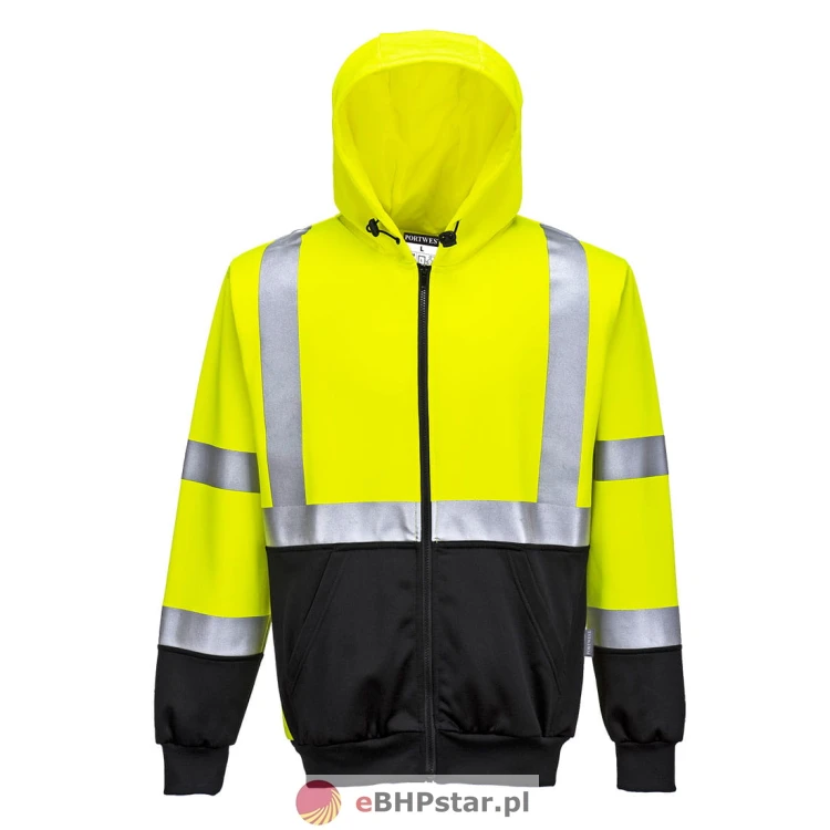 B315 Bluza ostrzegawcza dwukolorowa z kapturem.jpg