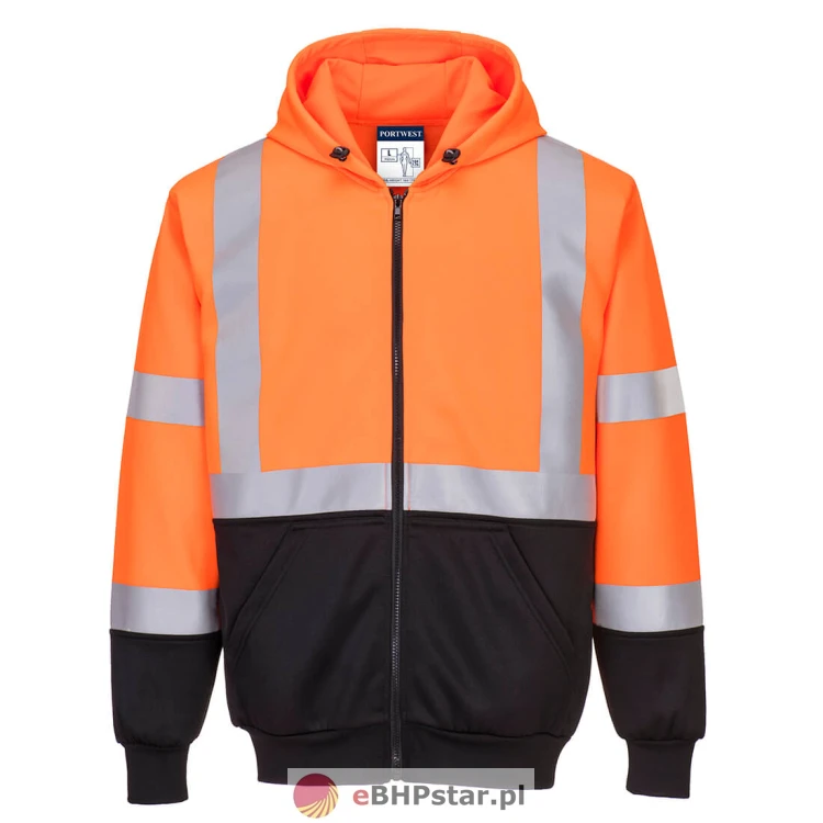 B315 Bluza ostrzegawcza dwukolorowa z kapturem2.jpg